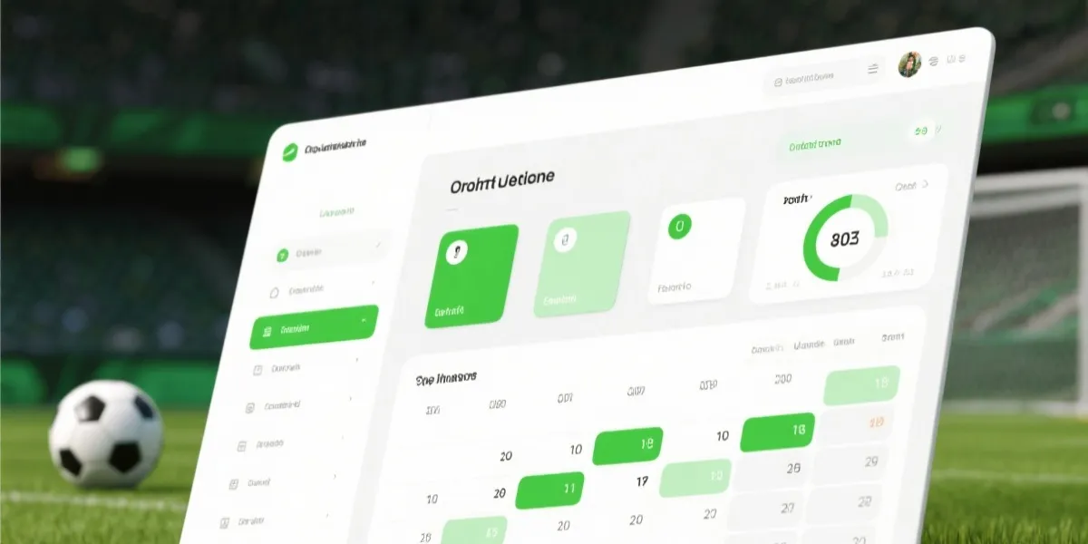 赛程与数据看板示意图